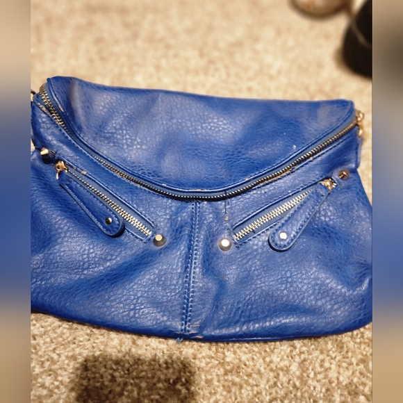 Street Level Blue Clutch - Picture 2 of 9